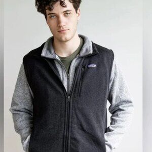 Patagonia Men's Better Sweater Fleece Vest in Black